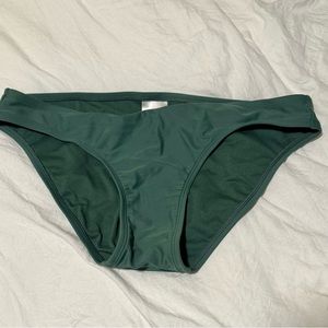 Green bikini bottoms, Size medium